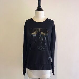Rag & Bone x Liberty Black Graphic Sweatshirt L Large